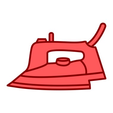 Demir ikon. Beyaz arkaplanda izole edilmiş web tasarımı için vektör sembolü