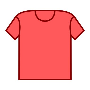 Tişört ikonu. vektör illüstrasyonu