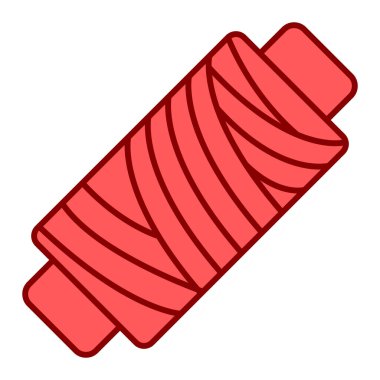 Yiyecek ve moda simgesinin vektör illüstrasyonu