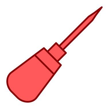 tornavida ikonu vektör çizimi