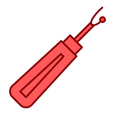 tornavida ikonu vektör çizimi