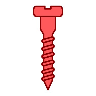 tornavida simgesi. Beyaz arkaplanda izole edilmiş web tasarımı için araç vektör simgelerinin izometriği