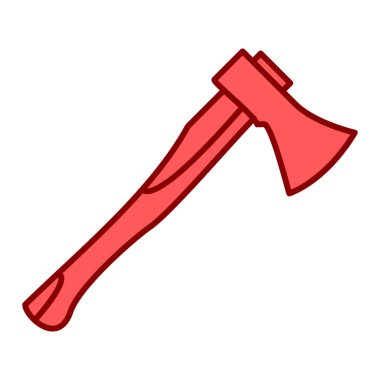 Balta simgesi. Vektör illüstrasyonu