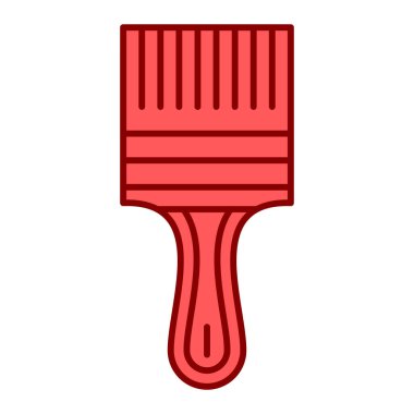 boya fırçası ikonu. vektör illüstrasyonu