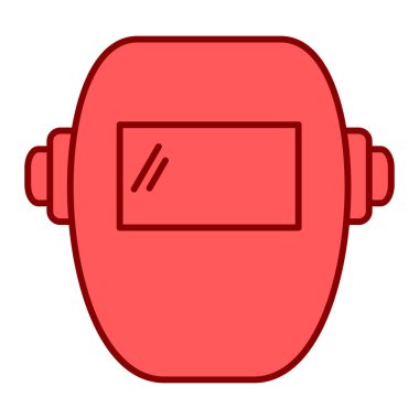 Kaynak maskesinin vektör illüstrasyonu