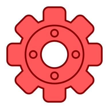 Teçhizat Web simgesi basit illüstrasyon