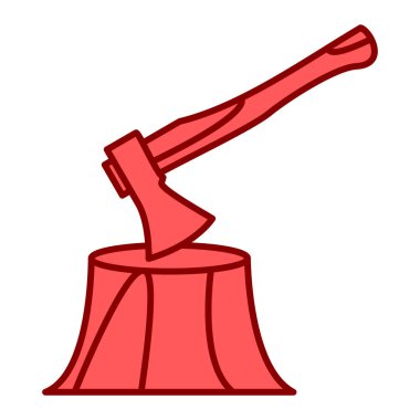 Balta simgesi. Vektör illüstrasyonu