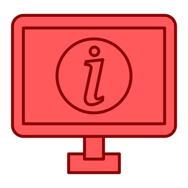 Bilgi simgesi vektör illüstrasyonu