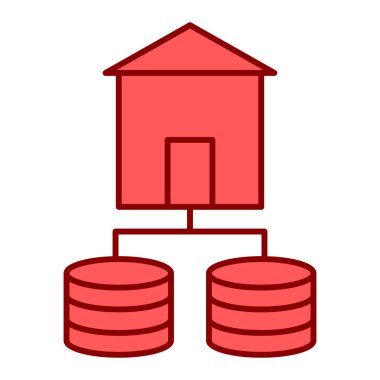 Seo ve teknoloji simgesinin vektör illüstrasyonu