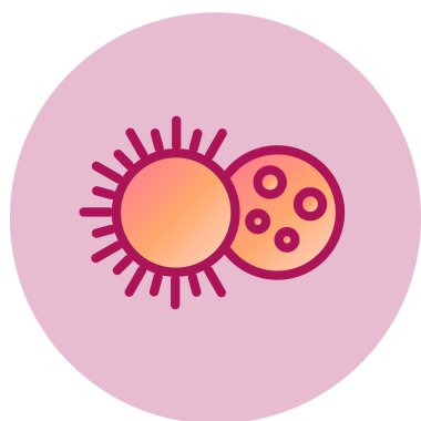 Güneş Simgesi Vektör illüstrasyonu