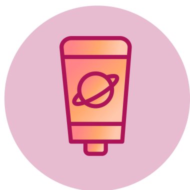 Tek besin simgesinin vektör illüstrasyonu