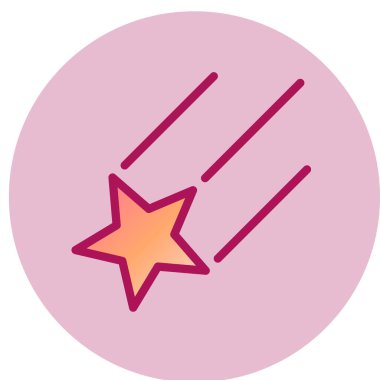 yıldız simgesi vektör illüstrasyonu