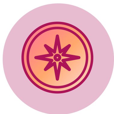 Pusula simgesi vektör resimlemesi