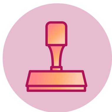 Pul simgesinin vektör illüstrasyonu