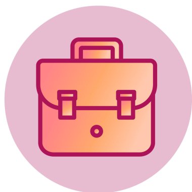 evrak çantası ikonu vektör illüstrasyonu