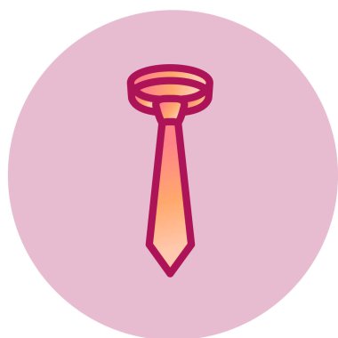 ağ ve mobil uygulama tasarımınız için beyaz arkaplanda izole edilmiş kravat simgesi vektörü, kravat logosu kavramı