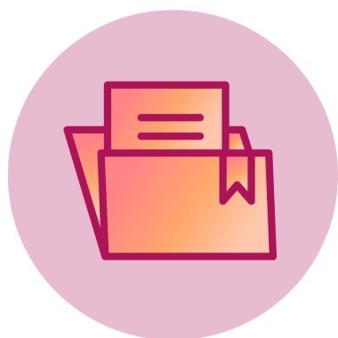 Modern dizin simgesinin vektör illüstrasyonu