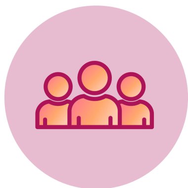 Takım simgesi vektör illüstrasyonu