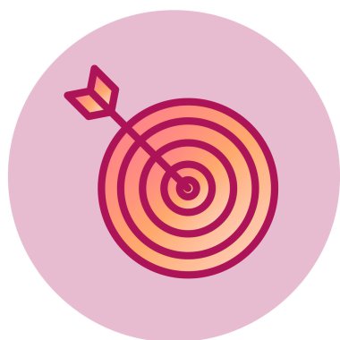 Amaç simge vektör çizim