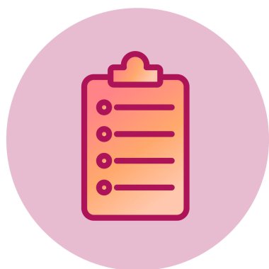 Pano basit simgesi, vektör çizim