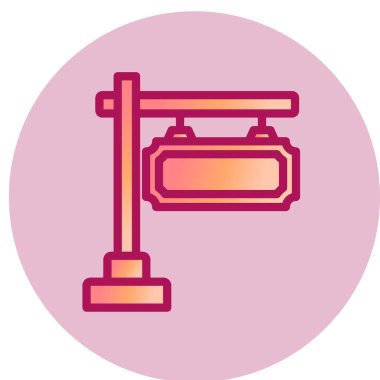 Açık simge vektör çizim 