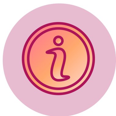 bilgi simgesi, vektör illüstrasyonu