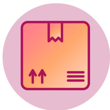 Modern dağıtım simgesinin vektör illüstrasyonu