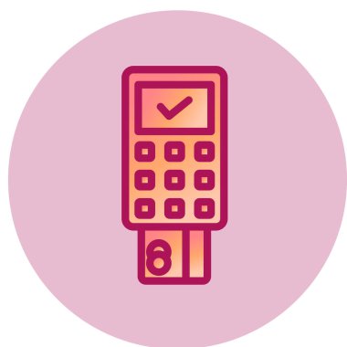 Bağlantısız E-ticaret simgesi vektör illüstrasyonuName