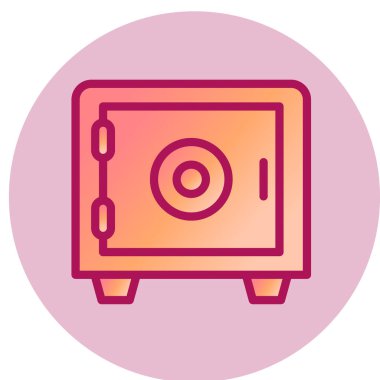 Web ve mobil için güvenli düz simge