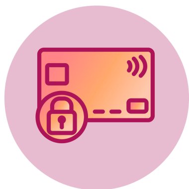 Kredi kartı vektör simgesi