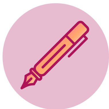 kalem simgesi vektör illüstrasyonu