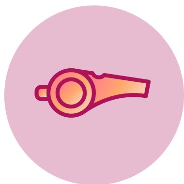 ıslık simgesi vektör illüstrasyonu