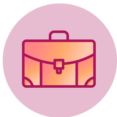 evrak çantası ikonu vektör illüstrasyonu