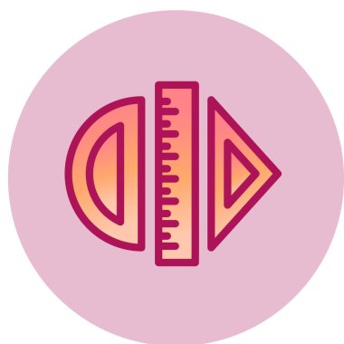 cetvel simgesi çizimi