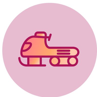 kar mobil ikonu vektör çizimi