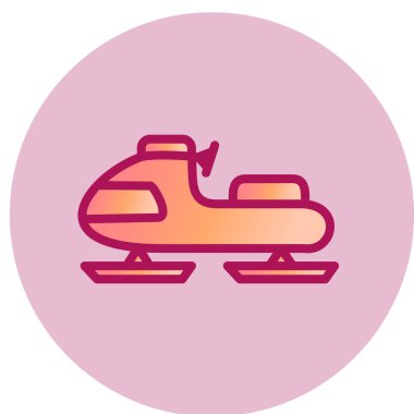 Aerosani simge vektör illüstrasyonu