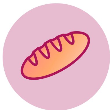 Baget simgesi, vektör illüstrasyonu