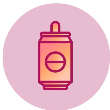 Can simgesi, vektör illüstrasyonu