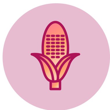 Mısır simgesi, vektör illüstrasyonu