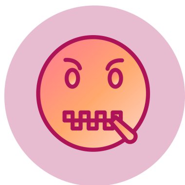 Gizli simge, vektör illüstrasyonu