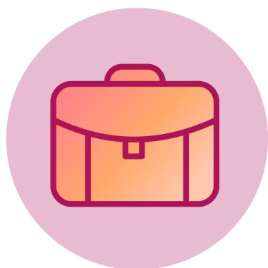 evrak çantası ikonu vektör illüstrasyonu