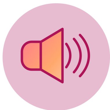 hoparlör vektör illüstrasyonu