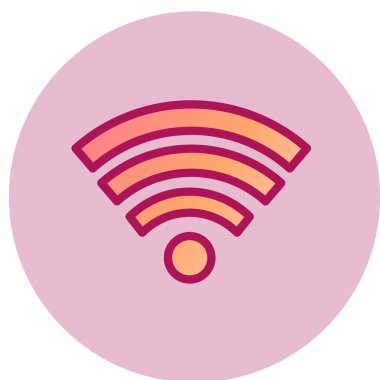 wifi simgesi vektör illüstrasyonu