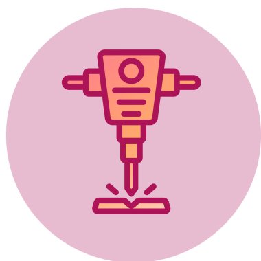 Kaya matkabı ağ simgesi, vektör illüstrasyonu