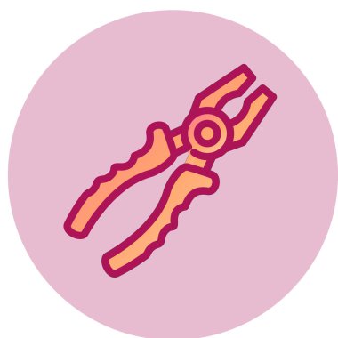 Plier ağ simgesi, vektör illüstrasyonu