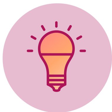 Lider Ampul Ağı simgesi, vektör illüstrasyonu