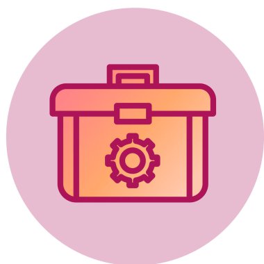 Araç Kutusu web simgesi, vektör illüstrasyonu