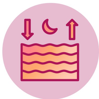 Gelgit web simgesi, vektör illüstrasyonu