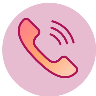 telefon web simgesi, vektör çizim