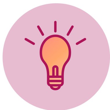 Ampul Ağı simgesi, vektör illüstrasyonu